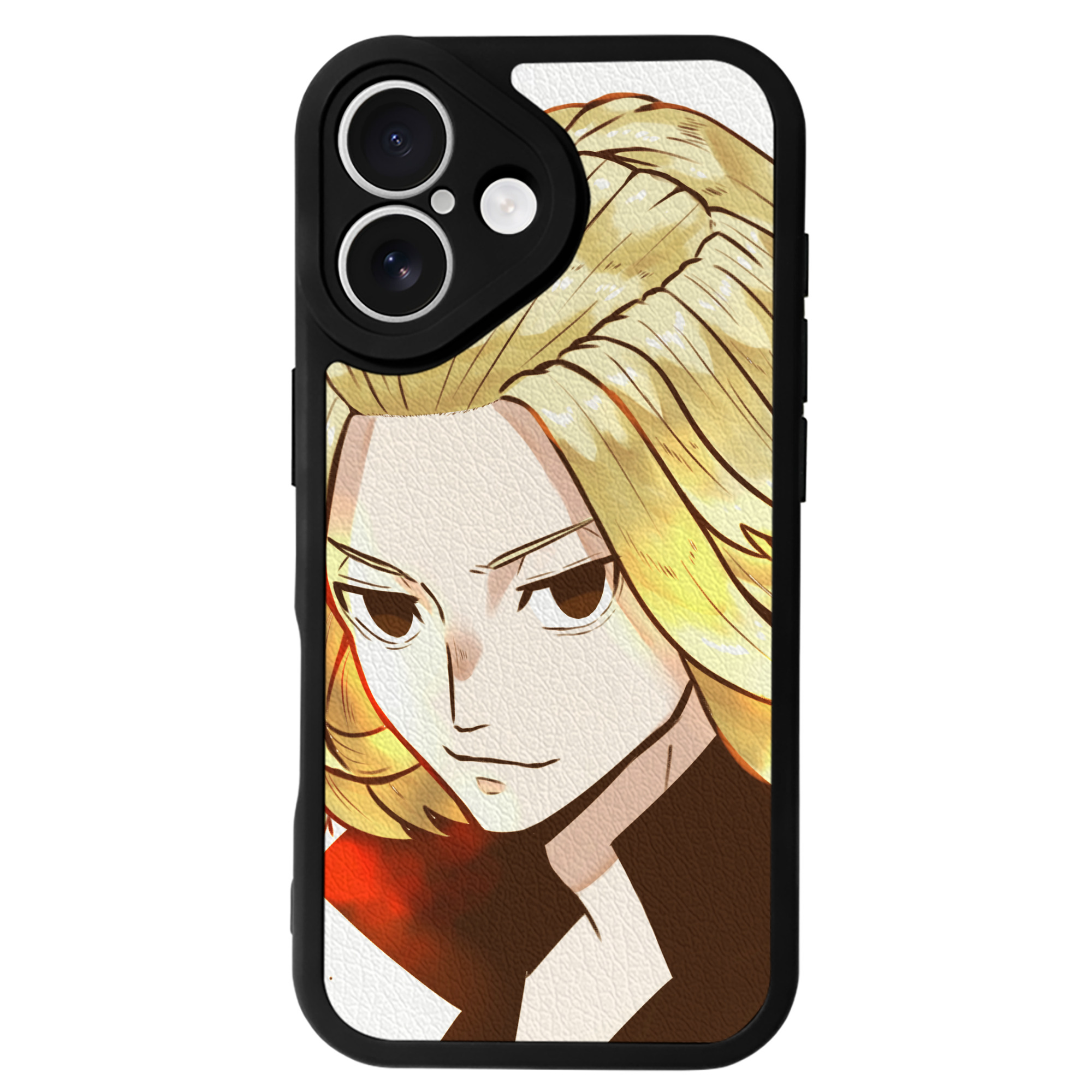 （画像用） 東京リベンジャーズ Tokyo Revengers 【iPhone 16シリーズ対応】シリコンスマホケース（レザー調） 材質：シリコン
